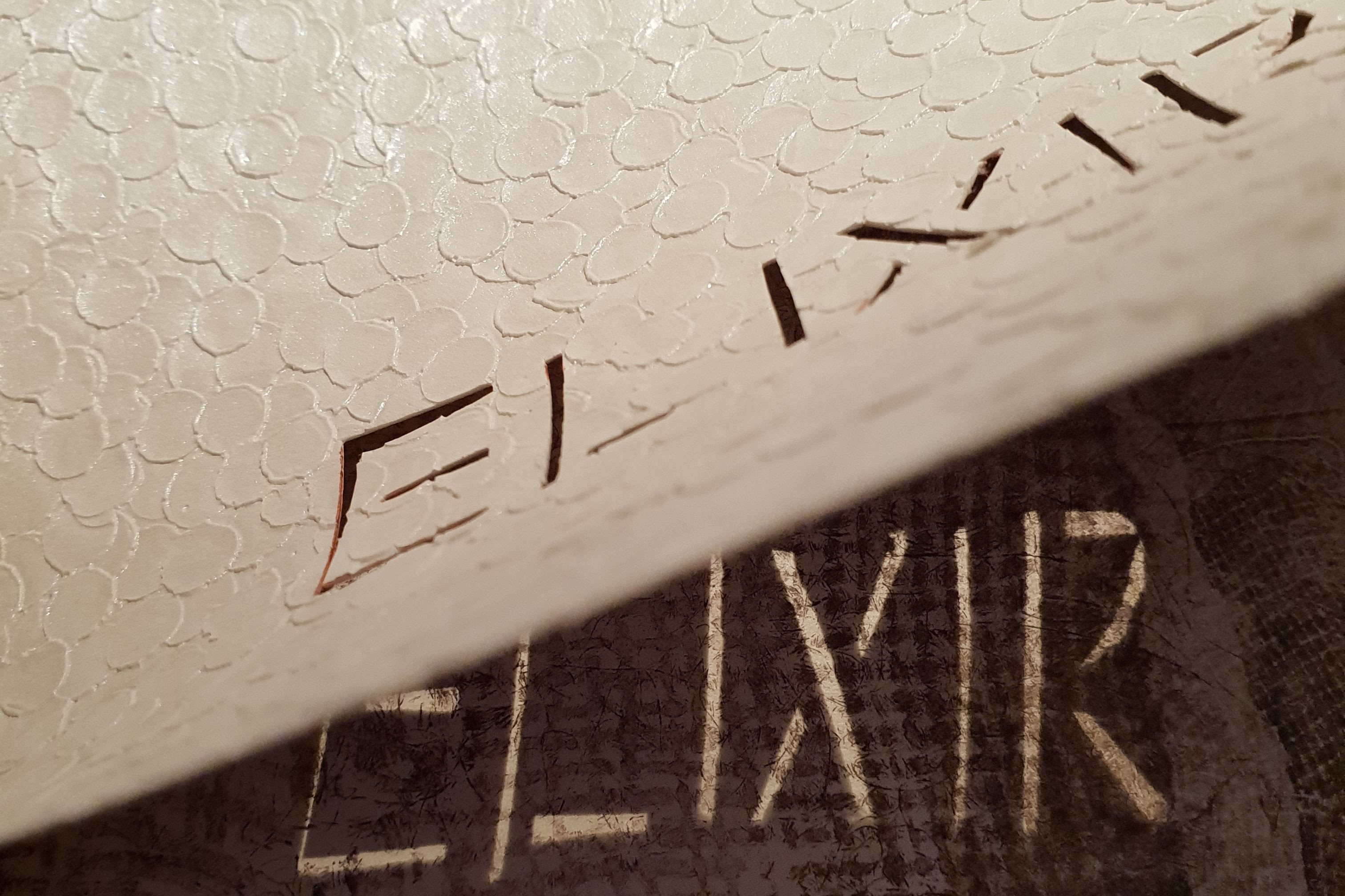 Elixir: Wallpaper and monoprints