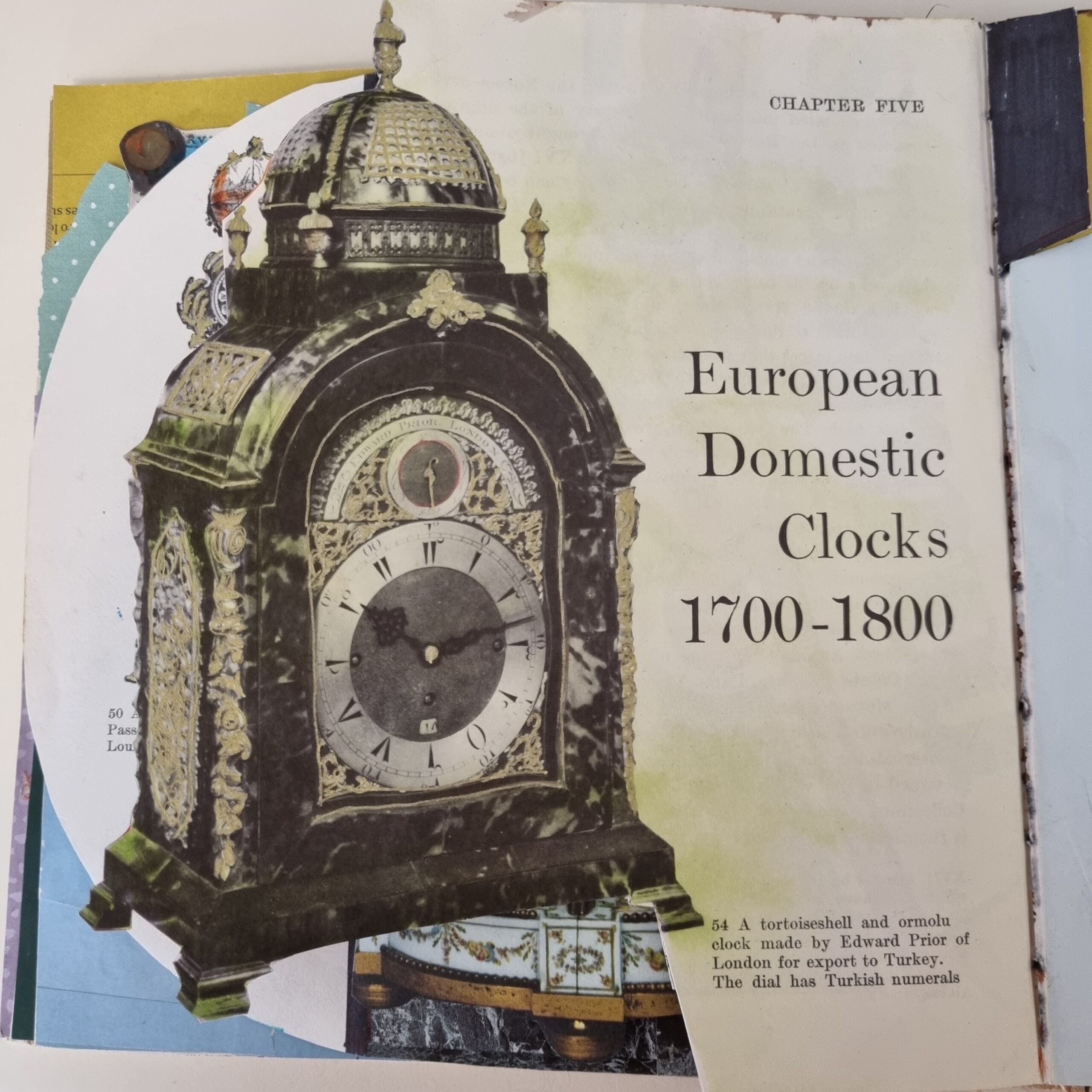 Clock Altered Book